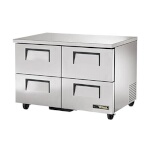 True TUC-48F-D-4-HC - Undercounter Freezer, -10°F, (4) drawers, stainless steel top & sides
